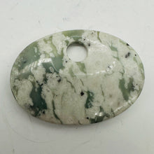Load image into Gallery viewer, Harmony Stone Oval Centerpiece Bead - Snowy Lands| 63x45x8mm | 1 Bead |
