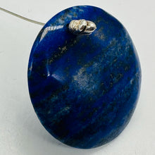 Load image into Gallery viewer, Natural Lapis Lazuli 50mm Disc Pendant Bead Blue Pyrite Afghanistan Gemstone
