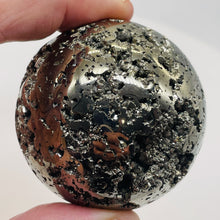 Load image into Gallery viewer, Pyrite Sphere Display Item | 2 1/8&quot; | 306g | Golden | 1 Collector&#39;s Sphere |
