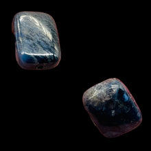 Load image into Gallery viewer, Pietersite Bead Rectangle | 15x10x4mm | Deep Blue Black | 2 Beads |
