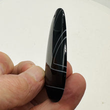Load image into Gallery viewer, Sardonyx Large Designer Teardrop Pendant Bead| 65x34x6mm | Black.White | 1 Bead|
