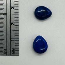 Load image into Gallery viewer, Indigo Lapis Pendant Briolette Beads | 11x9x4mm | Blue | 2 Beads |
