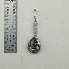 Load image into Gallery viewer, Tahitian Mother of Pearl, Rose Quartz Sterling Silver Pendant | 1 1/2&quot; Long |
