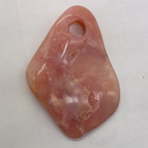 100 Carats Perfect Shape Designer Pink Peruvian Opal Pendant Bead 9867ZD