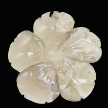 Load image into Gallery viewer, Quartz Pendant Flower | 55x8mm | Lavender White | 1 Bead |
