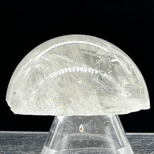 Optical Calcite Iceland Spar 82g Unique Specimen1/2 Sphere | 47x24mm | Clear |
