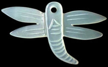 Load image into Gallery viewer, Dragonfly Premium Hand Carved &amp; Etched Mother-of-Pearl Bead 004421
