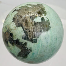 Load image into Gallery viewer, Lemon Chrysoprase Crystal 383g Sphere | 2 7/16&quot; | Green | 1 Collector&#39;s Item |
