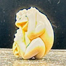 Load image into Gallery viewer, See No Evil Monkey Mammoth Tusk Pendant Bead | 16x13x12mm | Cream | 1 Bead |
