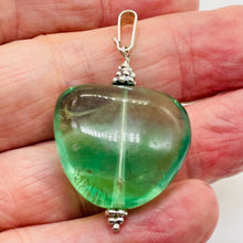 Load image into Gallery viewer, Fluorite Sterling Silver Pendant | 1 1/2&quot; Long | Blue Green | 1 Pendant |
