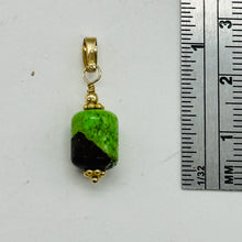 Load image into Gallery viewer, Gaspeite AAA 14K Gold Filled Pendant | 3/4&quot; Long | Green, Brown |
