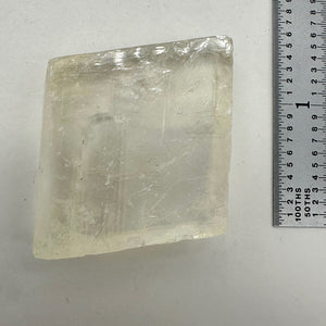 Optical Calcite Iceland Spar 33g Rectangular Display Specimen| 34x36x10mm| Clear