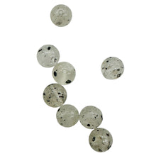 Load image into Gallery viewer, Tourmalinated Quartz Bead Parcel |7mm | 2 1/4&quot; Long | Clear, Black | 8 Beads |
