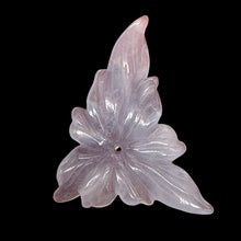 Load image into Gallery viewer, Chalcedony 15ct Hand Carved Flower Pendant Bead| 34X27X4mm| Blue| 1 Pendant Bead
