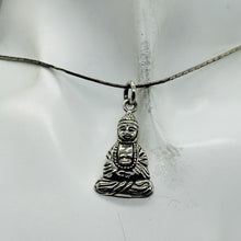 Load image into Gallery viewer, Buddha Sterling Silver Pendant | 1 1/4&quot; Long | Silver | 1 Pendant |
