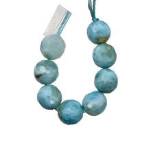 Load image into Gallery viewer, Sky-Blue Larimar Faceted Round Beads | 6mm | Blue | 8 Bead(s)
