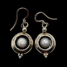 Load image into Gallery viewer, Fresh Water Pearl Sterling Silver Earrings | 1 1/4&quot; Long | White | 1 Pair |
