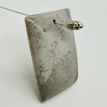 Load image into Gallery viewer, Crazy Lace Agate Designer Rectangular Pendant Bead | 40x30x5mm | Lavender Gray |
