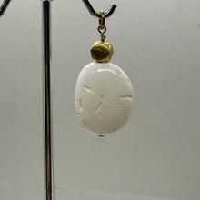 Load image into Gallery viewer, Conch Shell Drop 14K Gold Filled Pendant | Gentle Pink | 1 1/2&quot; Long |
