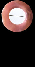 Load image into Gallery viewer, 1 Creamy Carnelian Window Frame Pi Pendant Bead 8983E
