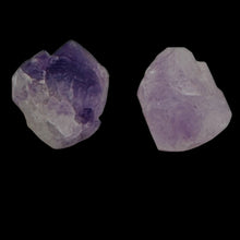 Load image into Gallery viewer, Amethyst Natural Crystals Parcel | 21x18x15 and 21x18x14mm | Purple | 2 Beads |

