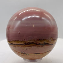 Load image into Gallery viewer, Mookaite Magic Sphere 593g (21oz) | 75mm (3&quot;) | Pink White | 1 Display Specimen|
