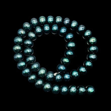 Load image into Gallery viewer, Midnight Emeralds Green FW Pearl Strand 109444

