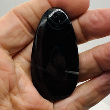 Load image into Gallery viewer, Sardonyx Large Designer Teardrop Pendant Bead | 64x33x6mm| Black.White| 1 Bead}
