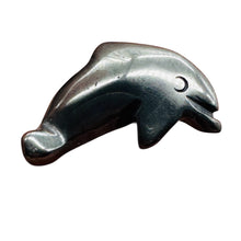Load image into Gallery viewer, Unique One Carved Hematite Jumping Dolphin Animal Beads
