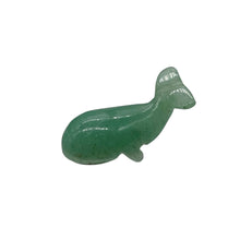 Load image into Gallery viewer, Splash One Adorable Green Aventurine Whale Animal Beads
