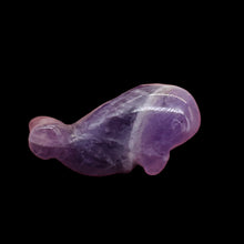 Load image into Gallery viewer, Fab One Carved Animal Amethyst Whale Animal Bead | 20x13x11mm | Purple
