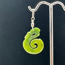 Load image into Gallery viewer, Jade Maori Manaia Sterling Silver Pendant | Green | 1 1/2&quot; Long | 1 Pendant |
