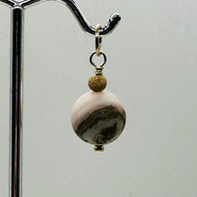 Load image into Gallery viewer, Pink Peruvian Opal Matte Finish Drop Bead Pendant | Pink | 1&quot; Long |
