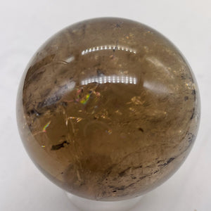 Smoky Quartz Sphere Display Specimen | 180g (6.4oz) | 53mm (2") | Smoky Clear |