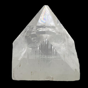 Apophyllite Natural Pyramid Display Crystal | 15g | 26x25x23mm | Clear |