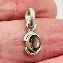 Load image into Gallery viewer, Smoky Quartz Sterling Silver Oval Pendant | 3/4&quot; Long | Smoky | 1 Pendant |

