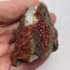 Chalcopyrite 62g Collectors Specimen | 58x40x20mm | Magenta | 1 Display Crystal|