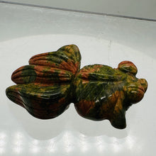 Load image into Gallery viewer, Fantail Goldfish Stone Carving | 1 Figurine | | 1 5/8 x 1 1/8" | Pink, Green
