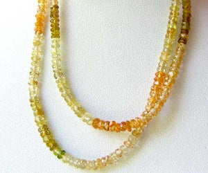 Natural Multi-Hue Zircon Faceted Bead Strand 107452A