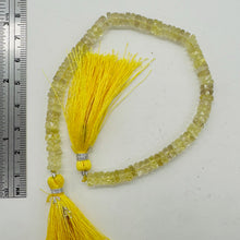 Load image into Gallery viewer, Citrine from Brazil Faceted Rondelle 8* Strand | 6x2mm | Yellow | 85 Beads |
