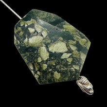 Load image into Gallery viewer, Designer Rainforest Jasper Rhyolite Pendant Bead 9655F
