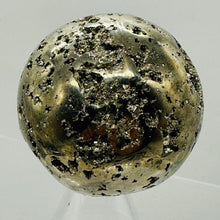 Load image into Gallery viewer, Pyrite Scrying 370 Gram Sphere | 2.3&quot; | Silver, Gold | 1 Display Specimen |
