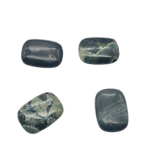 Load image into Gallery viewer, 4 Wild Forest Green Sediment Stone Pendant Beads 008561
