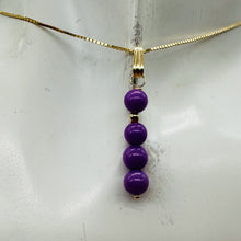 Load image into Gallery viewer, Phosphosiderite Dangle 14K Gold Filled Pendants | 1 1/4" long | Lavender |

