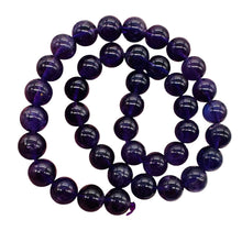 Load image into Gallery viewer, Amethyst Gorgeous Round Bead AA Strand | 10mm | Deep Purple | 40 Beads |
