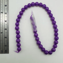 Load image into Gallery viewer, Phosphosiderite AAA Round Beads Half Strand | 8" Long | Purple | 40 Beads |
