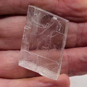 Optical Calcite / Iceland Spar 21g Rectangular Prism | 35x24x12mm | Clear |