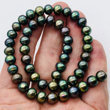 Load image into Gallery viewer, Fresh Water Pearl Strand Round | 9 mm | Blue/Bronze | 50 Beads |
