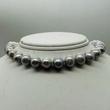 Load image into Gallery viewer, 11mm Natural Platinum Freshwater Pearl 19 inch Necklace 9810
