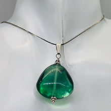 Load image into Gallery viewer, Fluorite Sterling Silver Pendant | 1 1/2&quot; Long | Blue Green | 1 Pendant |
